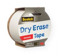 Scotch 1905R-DE-WHT Dry Erase Tape; Scotch Dry Erase Tape is a removable tape that's easy to use; Just cut, peel and stick; Write-on with a standard dry erase marker; Erase with a tissue, cloth or dry eraser; Great for crafting, decorating and labeling; Shipping Weight 0.22 lb; Shipping Dimensions 1.91 x 3.67 x 3.62 in; UPC 051141399225 (SCOTCH1905RDEWHT SCOTCH-1905RDEWHT SCOTCH-1905R-DE-WHT SCOTCH/1905RDEWHT 1905RDEWHT CRAFTS HOME OFFICE) 