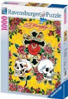 Ravensburger 19172 Ed Hardy In Memory of Love Puzzles (1000 pcs), Are a perfect way to relax after a long day or for fun family entertainment, Every one of our pieces is unique and fully interlocking, EAN 4005556191727 (RAVENSBURGER19172 RAVENSBURGER-19172 19172 19-172 191-72) 