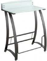 Safco 1941TG Xpressions Stand-up Workstation, Tempered Glass Laptop Desk; Simply grab a dry erase marker and start writing on the desk or back panel, which also provides a space for a notebook, mail, small books or project folders; Top Dimensions 35"w x 23"d; Worksurface Dimensions 35"w x 23"d; UPC 073555194104 (1941TG 1941-TG 1941T 1941 TG) 