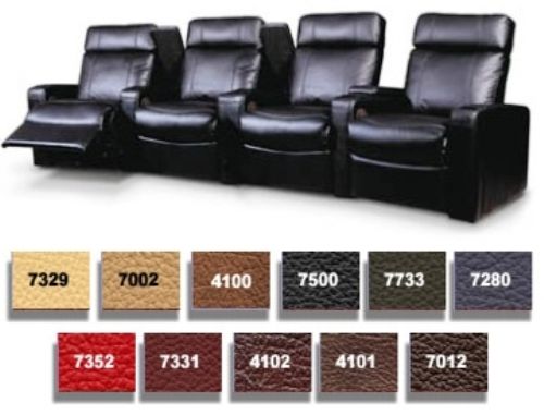Sharut 19913-4 Three Seater Premiere Max Home Theater Seating in Motion w/Storage, Finished in Leather (199134 19913 4 199-134 19913)