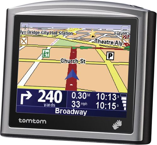 TomTom 1N00181 ONE Portable GPS Vehicle Navigation System, Door-to-door navigational coverage in 50 states, Puerto Rico, and all Canadian provinces, Brilliant 3.5-inch touch-sensitive TFT display for easy operation and clear graphics (1N  00181     1N-00181) 