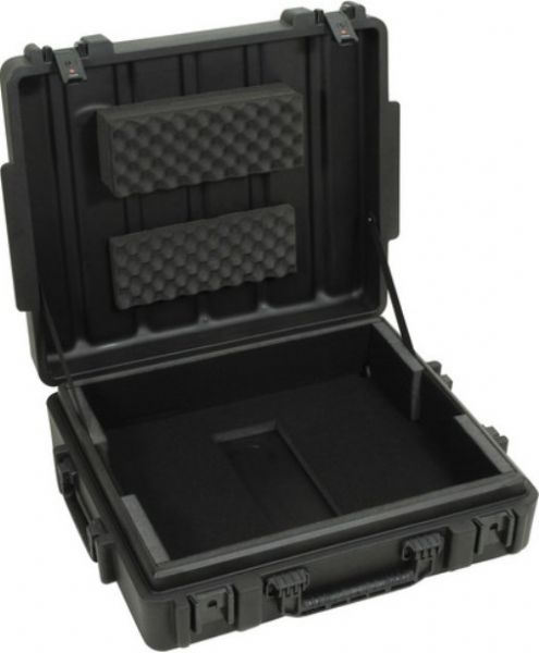 SKB 1R2723-8BW Roto-Molded 24-Channel Mixer Case, Interior space is 26