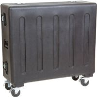 SKB 1RMM32-DHW Roto-molded Midas M32 Mixer Case with Wheels, Double walled for maximum strength, Six spring loaded handles, Eight heavy-duty steel latches, Custom foam interior, Four casters - two of which are locking casters, Large rubber gasket in the lid for moisture control, Roto-molded of Linear Medium Density Polyethylene, UPC 789270997028 (1RMM32-DHW 1RMM32 DHW 1RMM32DHW) 