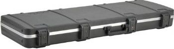 SKB 1SKB-44PRO Rectangular Electric Bass Case, Body: Length: 16" - 40.64 cm Depth: 2.75" - 6.99 cm, Bout: Lower: 14.5" - 36.83 cm Upper: 13" - 33.02 cm, Length: 46.5" - 118.11 cm Interior Dimensions, Rugged ABS exterior shell, TSA recognized and accepted locks, Bumper protected valance, Contoured exterior with stacking points, Cushioned rubber over-molded handle, Full length instrument neck support, UPC 789270994386 (1SKB-44PRO 1SKB44PRO 1SKB 44PRO) 