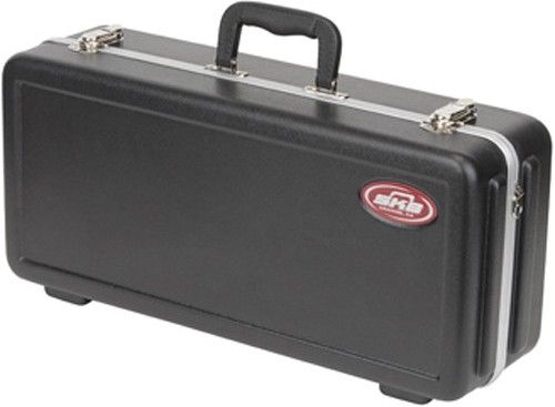 SKB 1SKB-330 Rectangular Trumpet Case, Molded-in bumpers for protection, Innovative bumper designs create stand-up stability, Perfect fit valances with D-Rings for strap, UPC 789270033009 (1SKB-330 1SKB 330 1SKB330)