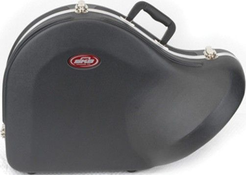 SKB 1SKB-370 French Horn Case, For single or double horns, Hardware reinforced backplates / latches, Perfect fit valances with D-Ring for strap, UPC 789270037014 (1SKB 370 1SKB-370 1SKB370)