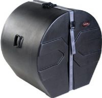 SKB 1SKB-D1824 Bass Drum Case with Padded Interior, Accommodate 18 x 24" Bass Drum, 22" / 55.88cm Interior Depth, 27" / 68.58cm Diameter, Webbed strap, High-tension slide release buckle, Rotationally molded polyethylene, Stackable for convenient storage, Pedestal feet, Padded interiors for added protection, UPC 789270182417 (1SKB D1824 1SKB-D1824 1SKBD1824) 