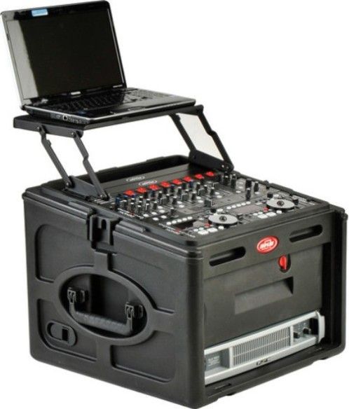 SKB 1SKB-R106 Roto Rack Console, 6U rack with front AND rear rails, 19