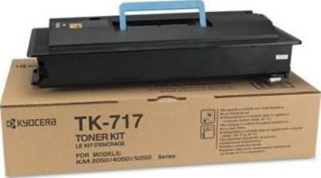 Kyocera 1T02GR0US0 Model TK-717 Black Toner Cartridge for use with CS-3050, CS-4050, CS-420i, CS-520i, CS5050, KM-3050, KM-4050 and KM-5050 Printers, Up to 34000 Page Yield Capacity, New Genuine Original OEM Kyocera Brand (1T02-GR0US0 1T02GR-0US0 TK717 TK 717) 