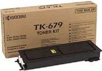 Kyocera 1T02H00CS0 Model TK-679 Black Toner Kit For use with Kyocera KM-2540, KM-2560, KM-3040, KM-3060 and TASKalfa 300i Monochrome Multifunctional Printers; Up to 20000 Pages Yield at 5% Average Coverage; UPC 632983011683 (1T02-H00CS0 1T02H-00CS0 1T02H0-0CS0 TK679 TK 679) 