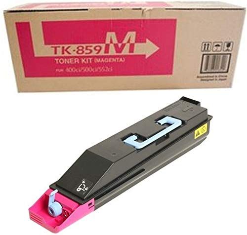 Kyocera 1T02H7BCS0 Model TK-859M Magenta Toner Cartridge For use with Kyocera/Copystar CS-400ci, CS-500ci, CS-552ci, TASKalfa 400ci, 500ci and 552ci Color Multifunctional Printers; Up to 18000 Pages Yield at 5% Average Coverage; UPC 632983013540 (1T02-H7BCS0 1T02H-7BCS0 1T02H7-BCS0 TK859M TK 859M)