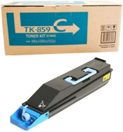Kyocera 1T02H7CCS0 Model TK-859C Cyan Toner Cartridge For use with Kyocera/Copystar CS-400ci, CS-500ci, CS-552ci, TASKalfa 400ci, 500ci and 552ci Color Multifunctional Printers; Up to 18000 Pages Yield at 5% Average Coverage; UPC 632983013564 (1T02-H7CCS0 1T02H-7CCS0 1T02H7-CCS0 TK859C TK 859C)