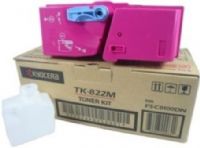 Kyocera 1T02HPBUS0 Model TK-822M Magenta Toner Cartridge for use with Kyocera FS-C8100DN Printer, Up to 7000 pages at 5% coverage, New Genuine Original OEM Kyocera Brand, UPC 632983009642 (1T02-HPBUS0 1T02 HPBUS0 1T02HPB-US0 1T02HPB US0 TK822M TK 822M TK-822)  
