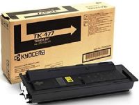 Kyocera 1T02K30US0 Model TK-477 Black Toner Kit For use with Kyocera FS-6525MFP, FS-6530MFP, TASKalfa 255 and TASKalfa 305 Printers; Up to 15,000 Pages Yield at 5% Average Coverage; Includes 2 Waster Toner Containers; UPC 632983019177 (1T02-K30US0 1T02K-30US0 1T02K3-0US0 TK477 TK 477) 