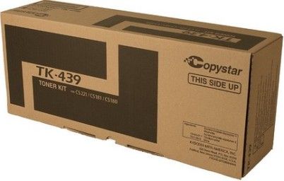 Kyocera 1T02KH0CS0 Model TK-439 Black Toner Cartridge for use with Copystar CS180, CS181, CS220 and CS221 Multifunctionals; Up to 15000 pages at 5% coverage; New Genuine Original OEM Kyocera Brand; UPC 632938011423 (1T02-KH0CS0 1T02 KH0CS0 1T02KH0-CS0 1T02KH0 CS0 TK439 TK 439) 