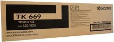 Kyocera 1T02KP0CS0 Model TK-669 Black Toner Cartridge for use with Copystar CS620 and CS820 MultiFunctional Systems, Up to 55000 pages at 5% coverage, New Genuine Original OEM Kyocera Brand, UPC 632983015124 (1T02-KP0CS0 1T02 KP0CS0 1T02KP0-CS0 1T02KP0 CS0 TK669 TK 669) 