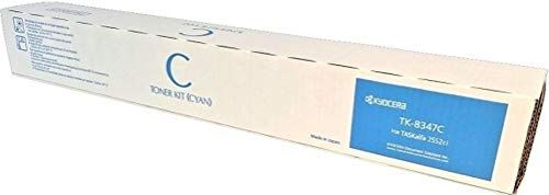 Kyocera 1T02L7CUS0 Model TK-8347C Cyan Toner Cartridge For use with Kyocera/Copystar CS-2552ci, CS-2553ci, TASKalfa 2552ci and 2553ci Color Multifunction Printers; Up to 12000 Pages Yield at 5% Average Coverage, UPC 708562035729 (1T02-L7CUS0 1T02L-7CUS0 1T02L7-CUS0 TK8347C TK 8347C)