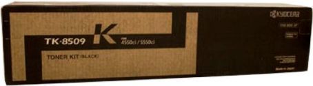 Kyocera 1T02LC0AS0 Model TK-8509K Black Toner Cartridge for use with Kyocera TASKalfa 4550ci and 5550ci Printers, Up to 30000 pages at 5% coverage, New Genuine Original OEM Kyocera Brand, UPC 632983030219 (1T02-LC0AS0 1T02 LC0AS0 1T02LC-0AS0 1T02LC 0AS0 TK8509K TK 8509K TK-8509) 