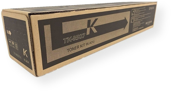 Kyocera 1T02LC0US0 Model TK-8507K Black Toner Cartridge for use with Kyocera TASKalfa 4550ci, 4551ci, 5550ci and 5551ci Printers, Up to 30000 pages at 5% coverage, New Genuine Original OEM Kyocera Brand, UPC 632983031391 (1T02-LC0US0 1T02 LC0US0 1T02LC0-US0 1T02LC0 US0 TK8507K TK 8507K TK-8507) 