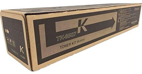 Kyocera 1T02LC0US1 Model TK-8507K Black Toner Cartridge For use with Kyocera TASKalfa 4550ci, 4551ci, 5550ci and 5551ci Color Multifunctional Printers; Up to 30000 Pages Yield at 5% Average Coverage; UPC 632983031391 (1T02-LC0US1 1T02L-C0US1 1T02LC-0US1 TK8507K TK 8507K)