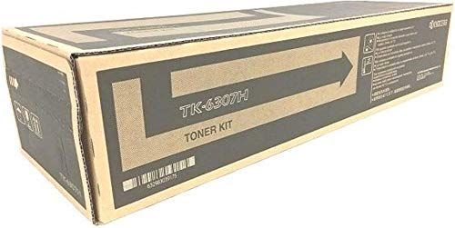 Kyocera 1T02LH0US2 Model TK-6307H Black Toner Cartridge For use with Kyocera TASKalfa 3500i, 3501i, 4500i, 4501i, 5500i and 5501i Black & White Multifunctionals; Up to 46000 Pages Yield at 5% Average Coverage; UPC 632983039175 (1T02-LH0US2 1T02L-H0US2 1T02LH-0US2 TK6307H TK 6307H)