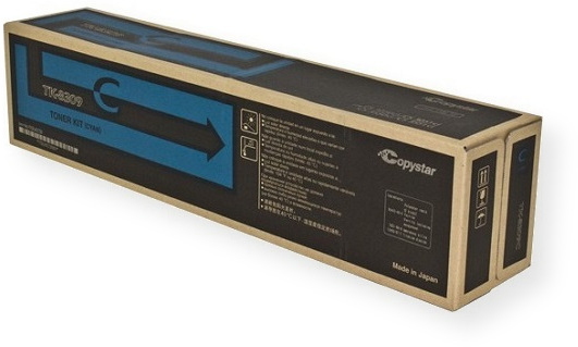 Kyocera 1T02LKCCS0 Model TK-8309C Cyan Toner Cartridge for use with Kyocera TASKalfa 3050ci, 3550ci and 3550ci Printers, Up to 15000 pages at 5% coverage, New Genuine Original OEM Kyocera Brand, UPC 632983022092 (1T02-LKCCS0 1T02 LKCCS0 1T02LKC-CS0 1T02LKC CS0 TK8309C TK 8309C TK-8309) 