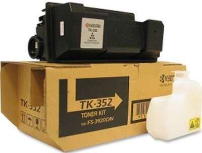 Kyocera 1T02LX0US0 Model TK-352 Black Toner Cartridge for use with Kyocera FS-3040, FS-3640MFP, FS-3140, FS-3920DN, FS-3540 and FS-3640 Printers, Up to 15000 pages at 5% coverage, New Genuine Original OEM Kyocera Brand, UPC 632983013786 (1T02-LX0US0 1T02 LX0US0 1T02LX-0US0 1T02LX 0US0 TK352 TK 352) 