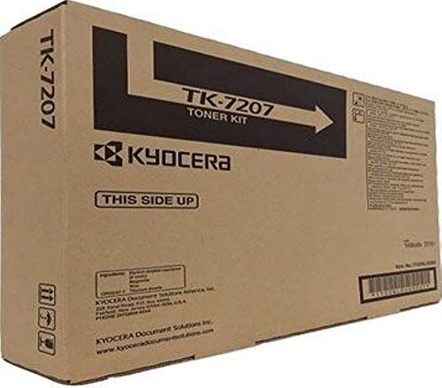 Kyocera 1T02NL0US0 Model TK-7207 Black Toner Kit For use with Kyocera TASKalfa 3510i Monochrome Multifunctional Printer, Up to 35000 Pages Yield at 5% Average Coverage, Includes Three Waste Toner Containers, UPC 632983031186 (1T02-NL0US0 1T02N-L0US0 1T02NL-0US0 TK7207 TK 7207)