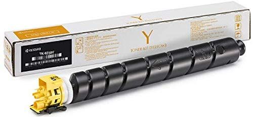 Kyocera 1T02RLAUS0 Model TK-8337Y Yellow Toner Cartridge For use with Kyocera TASKalfa 3252ci and 3253ci Color Multifunction Printers, Up to 15000 Pages Yield at 5% Average Coverage, UPC 632983038932 (1T02-RLAUS0 1T02R-LAUS0 1T02RL-AUS0 TK8337Y TK 8337Y)