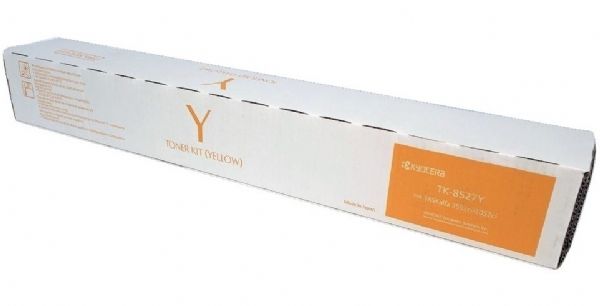Kyocera 1T02RMAUS0 Model TK-8527Y Yellow Toner Cartridge For use with Kyocera/Copystar CS-3552ci, CS-4052ci, TASKalfa 3552ci and 4052ci Color Multifunctional Printers; Up to 15000 Pages Yield at 5% Average Coverage; UPC 632983042311 (1T02-RMAUS0 1T02R-MAUS0 1T02RM-AUS0 TK8527Y TK 8527Y)