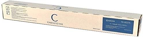 Kyocera 1T02RMCUS0 Model TK-8527C Cyan Toner Cartridge For use with Kyocera/Copystar CS-3552ci, CS-4052ci, TASKalfa 3552ci and 4052ci Color Multifunctional Printers; Up to 15000 Pages Yield at 5% Average Coverage; UPC 632983042359 (1T02-RMCUS0 1T02R-MCUS0 1T02RM-CUS0 TK8527C TK 8527C)
