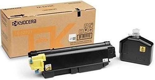 Kyocera 1T02TVAUS0 Model TK-5272Y Yellow Toner Kit For use with Kyocera ECOSYS M6235cidn, M6630cidn, M6635cidn and P6230cdn A4 Multifunctional Printers; Up to 6000 Pages Yield at 5% Average Coverage; Includes Waste Toner Container; UPC 632983049266 (1T02-TVAUS0 1T02T-VAUS0 1T02TV-AUS0 TK5272Y TK 5272Y)