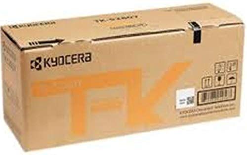 Kyocera 1T02TWAUS0 Model TK-5282Y Yellow Toner Kit For use with Kyocera ECOSYS M6235cidn, M6635cidn and P6235cdn A4 Multifunctional Printers; Up to 11000 Pages Yield at 5% Average Coverage; Includes Waste Toner Container (1T02-TWAUS0 1T02T-WAUS0 1T02TW-AUS0 TK5282M TK 5282M)