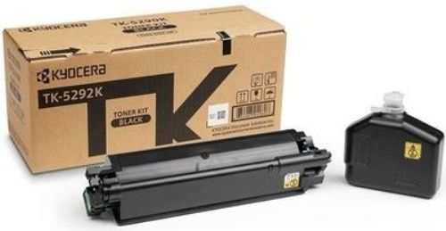 Kyocera 1T02TX0US0 Model TK-5292K Black Toner Kit For use with Kyocera ECOSYS P7240cdn Color Network Printer, Up to 17000 Pages Yield at 5% Average Coverage, Includes Waste Toner Container (1T02-TX0US0 1T02T-X0US0 1T02TX-0US0 TK5292K TK 5292K)