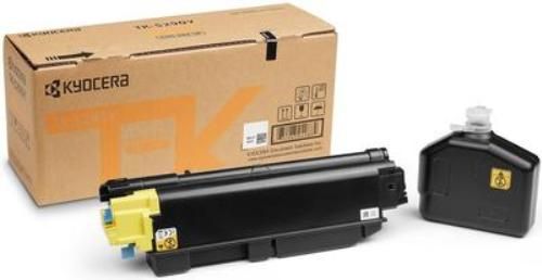 Kyocera 1T02TXAUS0 Model TK-5292Y Yellow Toner Kit For use with Kyocera ECOSYS P7240cdn Color Network Printer, Up to 13000 Pages Yield at 5% Average Coverage, Includes Waste Toner Container (1T02-TXAUS0 1T02T-XAUS0 1T02TX-AUS0 TK5292Y TK 5292Y)