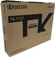 Kyocera 1T02V70US0 Model TK-7127 Black Toner Kit For use with Kyocera TASKalfa 3212i A3 Monochrome Multifunctional Printer, Up to 20000 Pages Yield at 5% Average Coverage, Includes Two Waste Toner Containers (1T02-V70US0 1T02V-70US0 1T02V7-0US0 TK7127 TK 7127) 