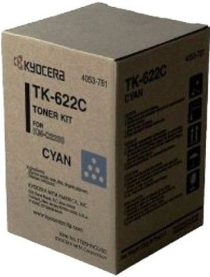 Kyocera 1T05HNCUS0 Model TK-622C Cyan Toner Cartridge for use with Kyocera KM-C2230 Enterprise/Workgroup Color Multifunctional, Up to 11500 pages at 5% coverage, New Genuine Original OEM Kyocera Brand, UPC 708562022408 (1T05-HNCUS0 1T05 HNCUS0 1T05HNC-US0 1T05HNC US0 TK622C TK 622C TK-622) 