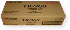Kyocera 1T05JG0US0 Model TK-960 Black Toner Cartridge for use with Kyocera KM-4800W, KM-3650W and KM-4850W Printers, Up to 2400 pages at 6% coverage, New Genuine Original OEM Kyocera Brand, UPC 632983014721 (1T05-JG0US0 1T05 JG0US0 1T05JG0-US0 1T05JG0 US0 TK960 TK 960)  