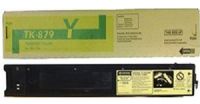 Kyocera 1T05JNBCS0 Model TK-879Y Yellow Toner Cartridge For use with Kyocera/Copystar CS-550c, CS-650c, CS-750c, TASKalfa 550c, 650c and 750c Color Multifunction Laser Printers; Up to 26500 Pages Yield at 5% Average Coverage; UPC 632983016169 (1T05-JNBCS0 1T05J-NBCS0 1T05JN-BCS0 TK879Y TK 879Y)  