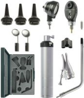 Mabis 20-816-000 Otoscope/Ophthalmoscope Basic Combilight Set, EUROLIGHT ophthalmoscope head E10 with correction lens wheel of stages +/- 20 diopters and six diaphragms, Large examination field of the fundus of the eyes (20-816-000 20816000 20816-000 20-816000 20 816 000) 
