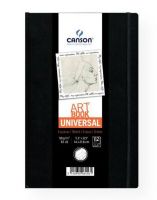 Canson 200006456 ArtBook-Universal 5.5" x 8.5" Universal Book; High performance acid-free, OBA-free Crobart 65lb/96g paper; Closure with invisible elastic, stitchbinding, rounded corners, and an expandable pocket inside the back cover; Hardbound books lay flat; 112-sheet; 5.5" x 8.5"; Shipping Weight 0.4 lb; Shipping Dimensions 8.5 x 5.5 x 0.5 in; EAN 3148950064561 (CANSON200006456 CANSON-200006456 ARTBOOK-UNIVERSAL-200006456 ARTWORK) 