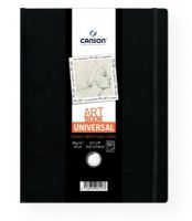 Canson 200006457 ArtBook Universal 8.5" x 11" Universal Book; High performance acid-free, OBA-free Crobart 65lb/96g paper; Closure with invisible elastic, stitchbinding, rounded corners, and an expandable pocket inside the back cover; Hardbound books lay flat; 112-sheet; 8.5" x 11"; Shipping Weight 0.50 lb; Shipping Dimensions 11.00 x 8.50 x 0.50 inches; EAN 3148950064578 (CANSON200006457 CANSON-200006457 ARTBOOK-UNIVERSAL-200006457 SKETCHING DRAWING) 