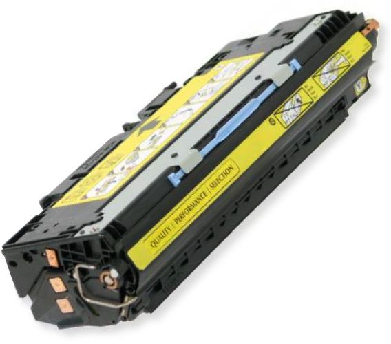 Clover Imaging Group 200057P Remanufactured Yellow Toner Cartridge To Replace HP Q2682A; Yields 6000 Prints at 5 Percent Coverage; UPC 801509159981 (CIG 200057P 200 057 P 200-057 P Q 2682A Q-2682A)