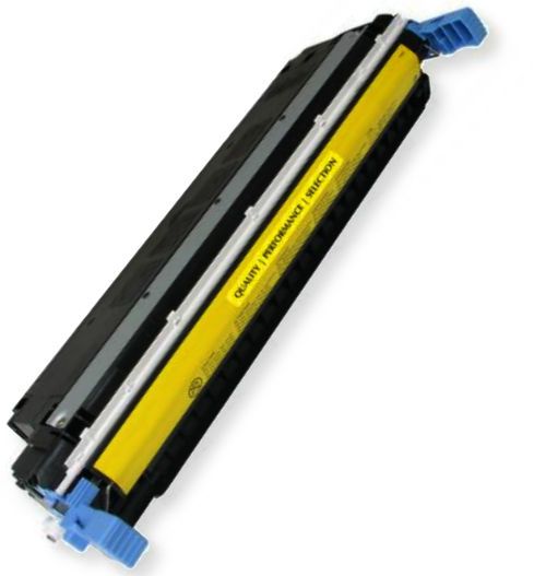 Clover Imaging Group 200061P Remanufactured Yellow Toner Cartridge To Repalce HP C9732A; Yields 12000 Prints at 5 Percent Coverage; UPC 801509160024 (CIG 200061P 200 061 P 200-061-P C 9732 A C-9732-A)