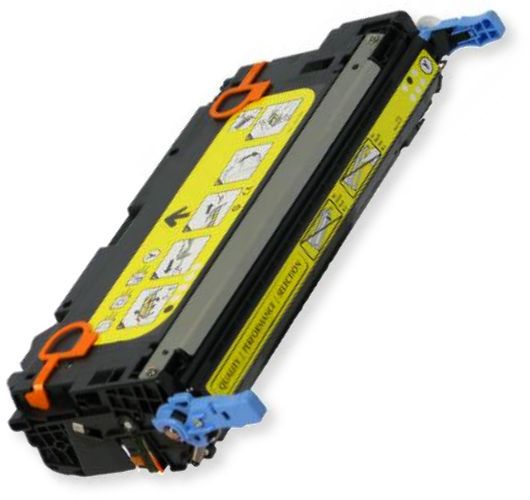 Clover Imaging Group 200084P Remanufactured Yellow Toner Cartridge To Replace HP Q6472A; Yields 4000 Prints at 5 Percent Coverage; UPC 801509160253 (CIG 200084P 200 084 P 200-084 P Q 6472A Q-6472A)