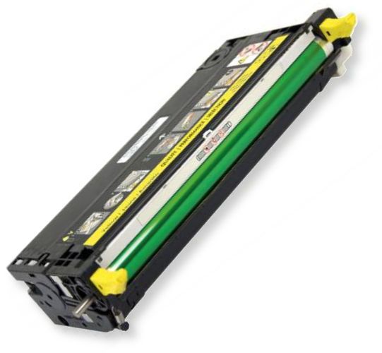 Clover Imaging Group 200117P Remanufactured High Yield Yellow Toner Cartridge for Dell 310-8098 and 310-8401; Yields 8000 Prints at 5 Percent Coverage; UPC 801509160581 (CIG 200117P 200-117-P 200 117 P 310-8098 3108098 310-8401 310 8401 3108401)