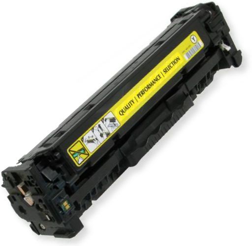 Clover Imaging Group 200129P Remanufactured Yellow Toner Cartridge To Repalce HP CC532A; Yields 2800 Prints at 5 Percent Coverage; UPC 801509160703 (CIG 200129P 200 129 P 200-129-P CC 532 A CC-532-A)