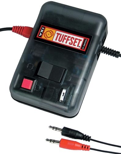 VXI 200136 TuffSet CT Computer/Telephone Switch, Conveniently use one headset for both your computer and phone, Quick disconnect, volume control, headset/handset switch and microphone mute, Compatible with most phones and all sound cards, Includes two 3.5mm sound card plugs (200-136 200 136)