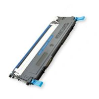 Clover Imaging Group 200233P Remanufactured Cyan Toner Cartridge To Replace Samsung CLT-C409S; Yields 1000 copies at 5 percent coverage; UPC 801509195736 (CIG 200233P 200-233-P 200 CLTC409S CLT C409S) 