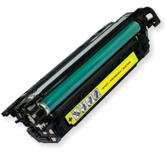 Clover Imaging Group 200242P Remanufactured High-Yield Yellow Toner Cartridge To Repalce HP CE262A; Yields 11000 Prints at 5 Percent Coverage; UPC 801509196375 (CIG 200242P 200 242 P 200-242-P CE 262 A CE-262-A)